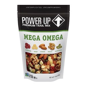 Power Up Trail Mix Gourmet Nut Bag, Mega Omega, 14 Ounce