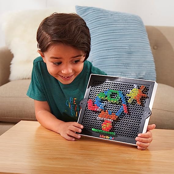 Lite Brite Ultimate Classic, Light up creative activity toy, Gifts for girls and boys ages 3, 4, 5, 6,7,8,9,Educational Learning, Fine Motor Skills - Image 2