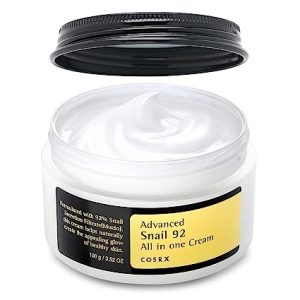 COSRX Snail Mucin 92% Moisturizer 3.52 oz, Daily Repair Face Gel Cream for Dry Skin, Sensitive Skin, Not Tested on Animals, No Parabens, No Sulfates, No Phthalates, Korean Skincare (3.52 OZ/100g)